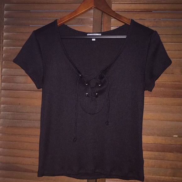 Lace up Top - Picture 2 of 3